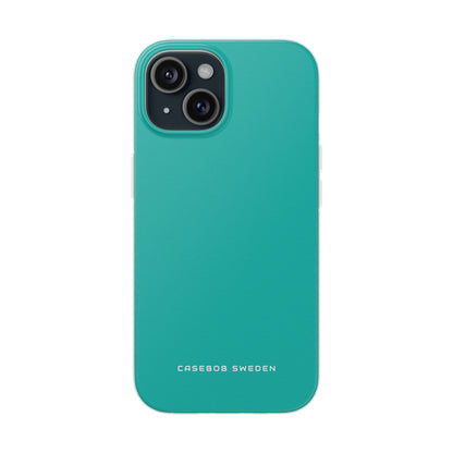 Light Sea Green iPhone 15 - Flexi Phone Case