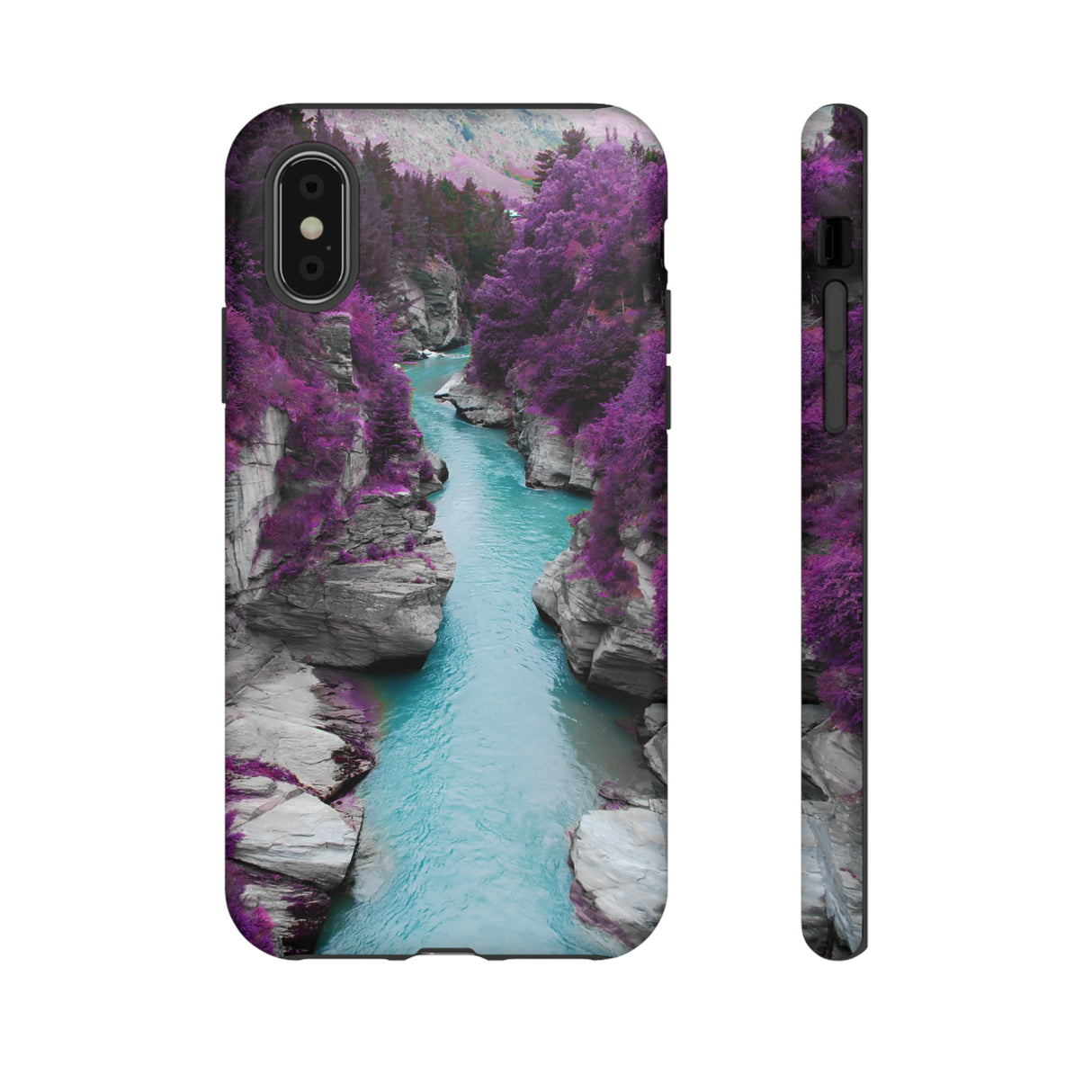 Purple Pine Forest - Protective Phone Case