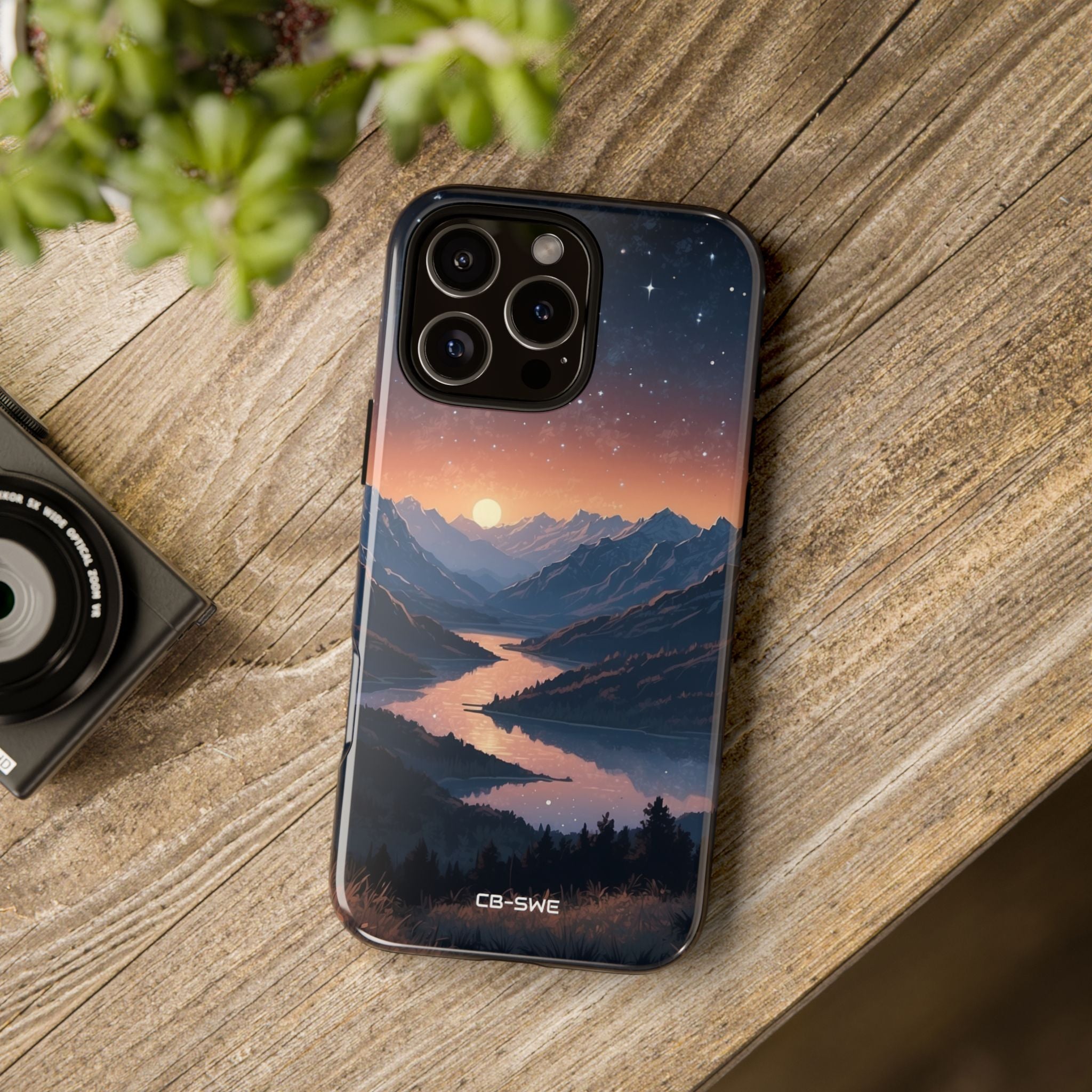 Mountains Embrace Light - iPhone Case