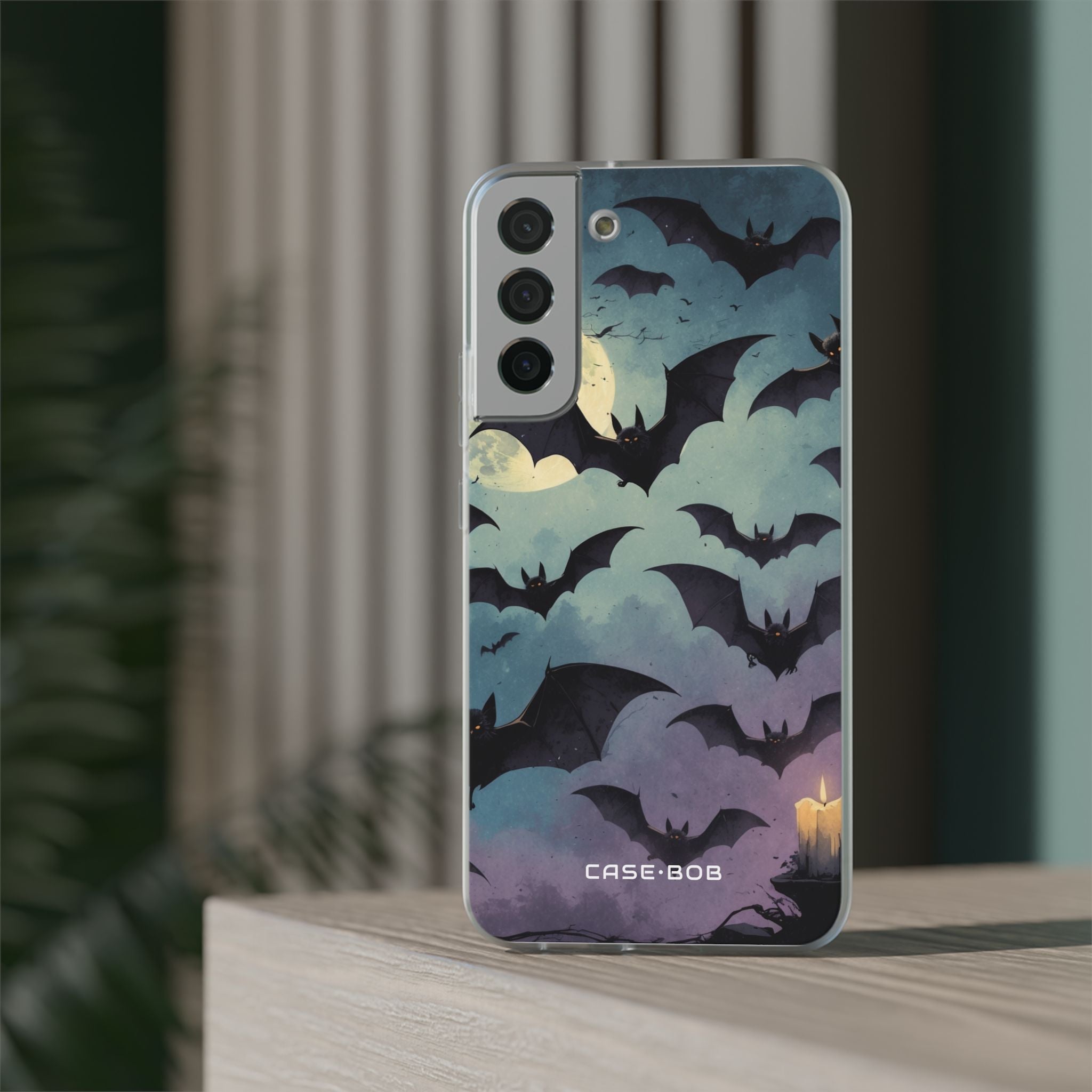 Glowing Bat Swarm Samsung S22 Plus Case - Soft