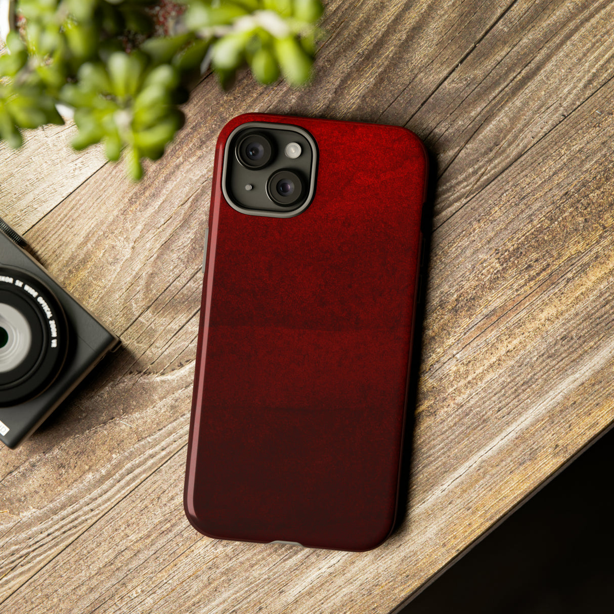 Grunge Red - Protective Phone Case