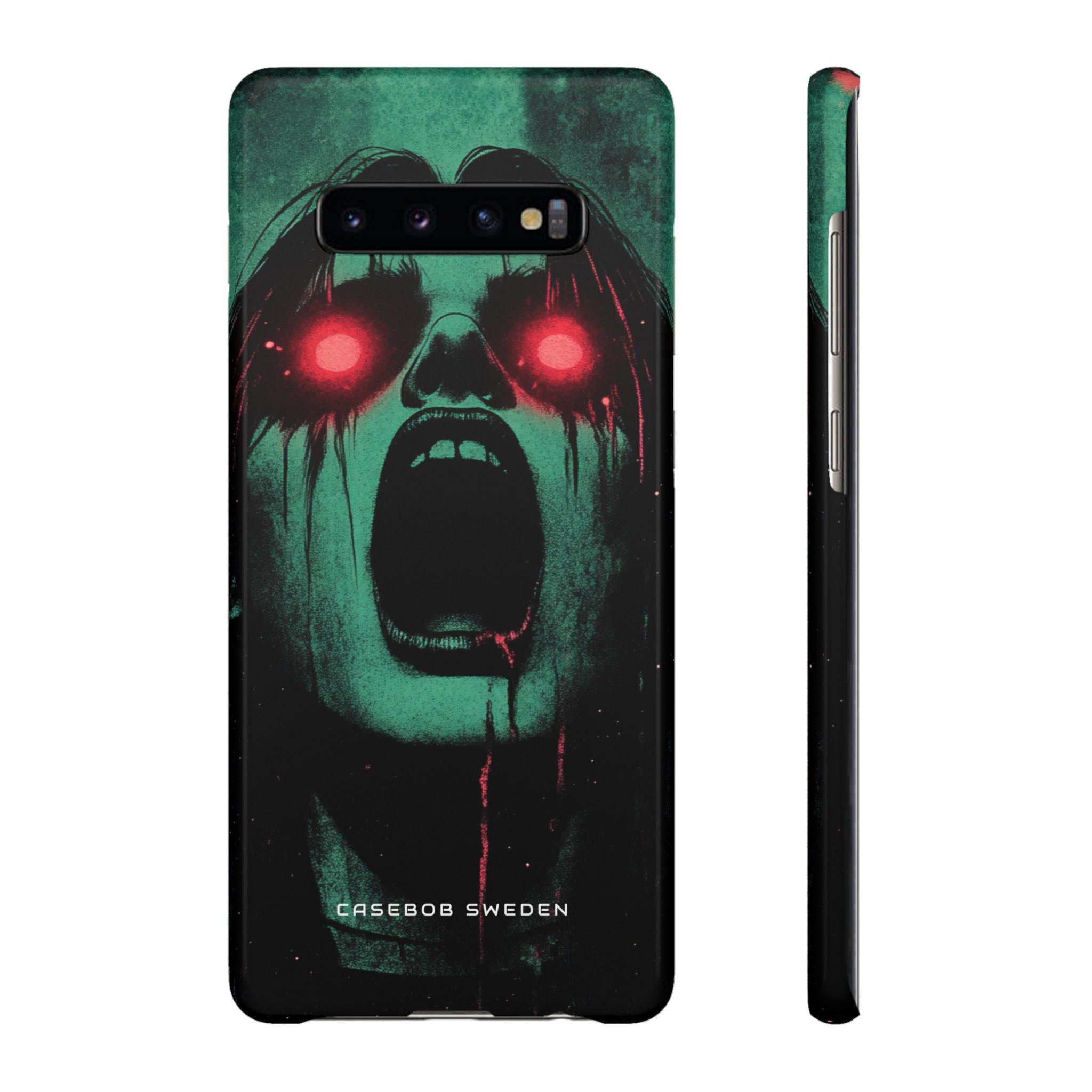 Haunting Glow of Gothic Eyes Samsung S10 - Slim Phone Case