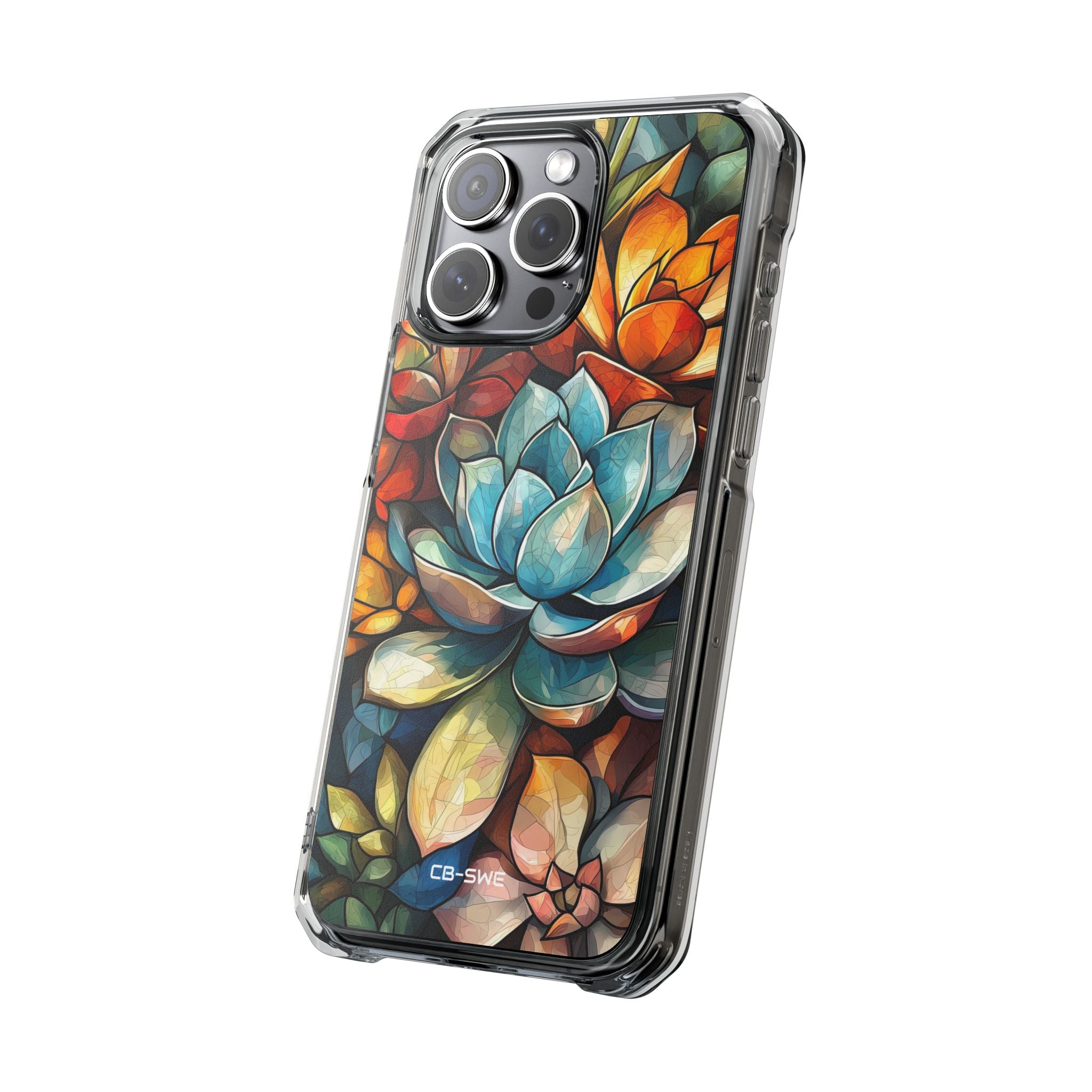 Vibrant Succulent Garden iPhone Case - Impact