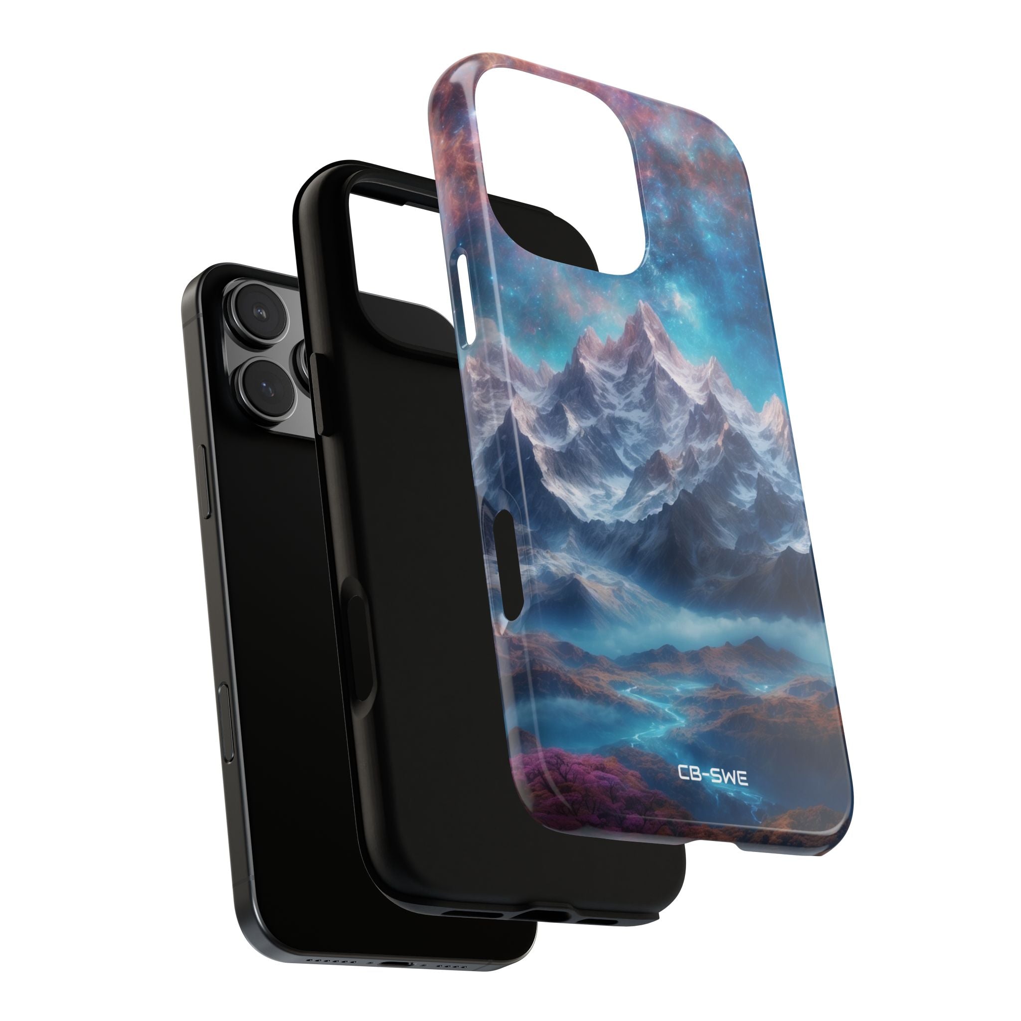 Celestial Mountains Rise - iPhone Case