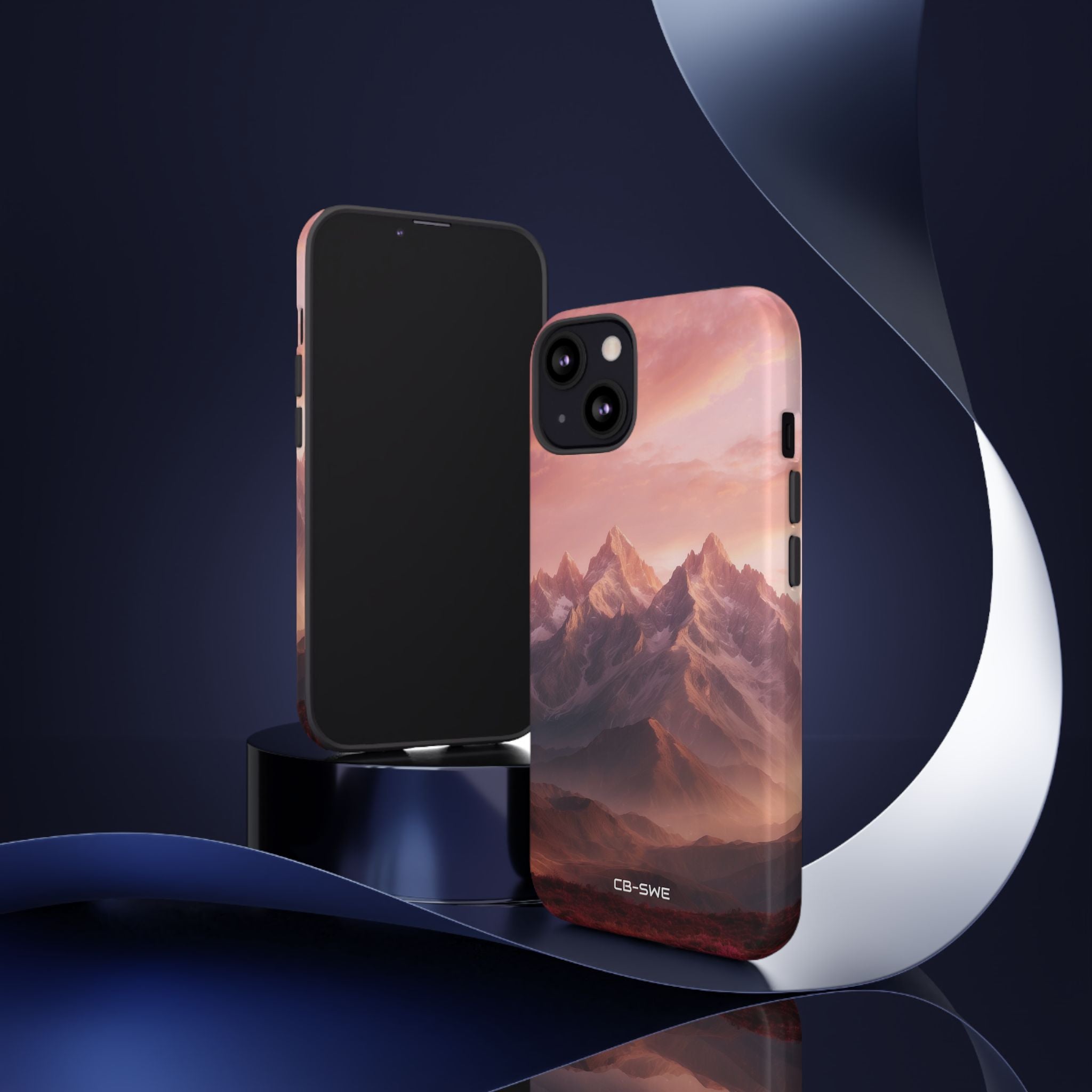 Vibrant Peaks Emerge - iPhone Case