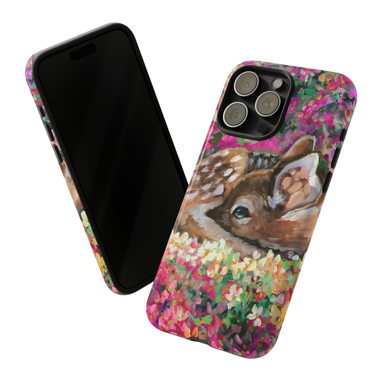 Oil painting - Young Deer - Protective Phone Case