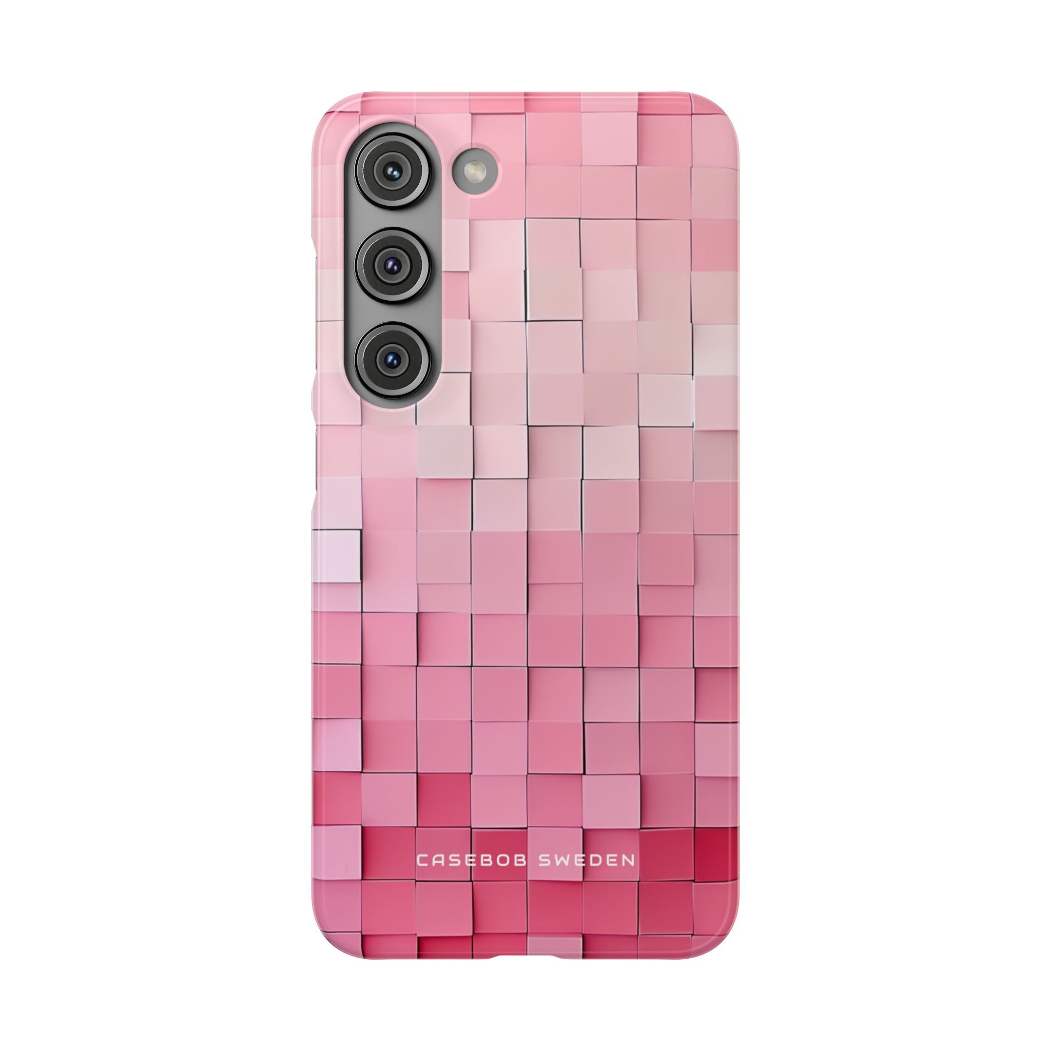 Farbverlauf Rosa Mosaik Samsung S23 - Schlanke Handyhülle