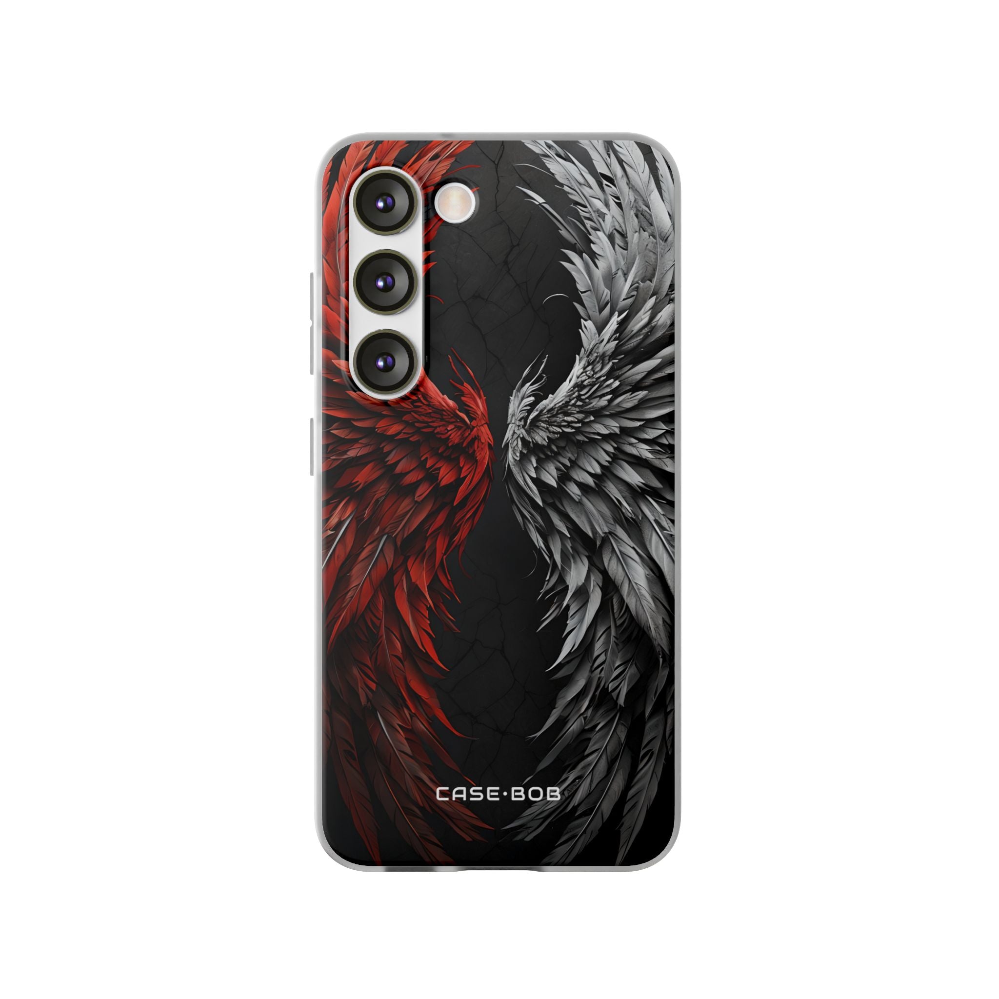 Crimson White Wings Samsung S23 Case - Soft