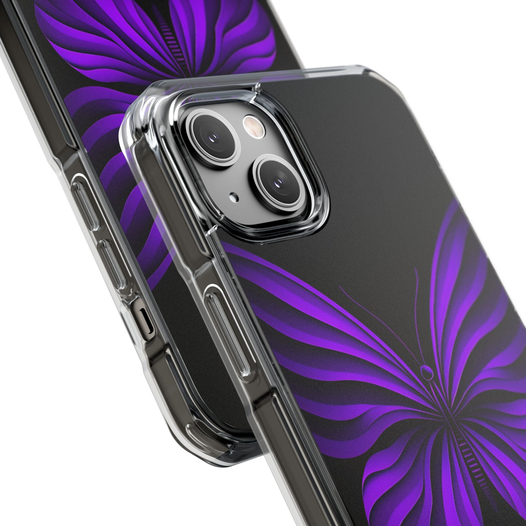 Violet Monarch iPhone 14 Plus Case - Impact