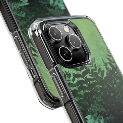 Verdant Fern Silhouettes iPhone 14 - Impact Clear+