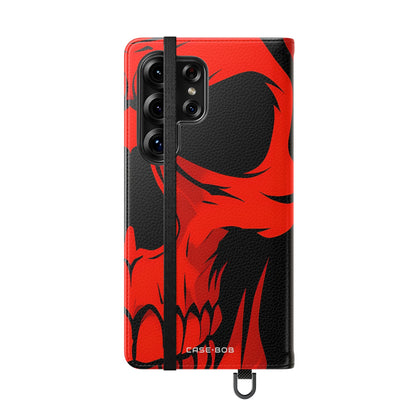 Dual Skulls RedBlue - Samsung S25 Ultra Case - Wallet
