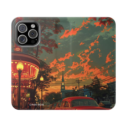 Crimson Classic Glow - iPhone 16 Pro Case - Lompakko
