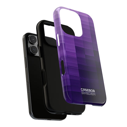 Paarse Horizon Raster iPhone 16 - Tough