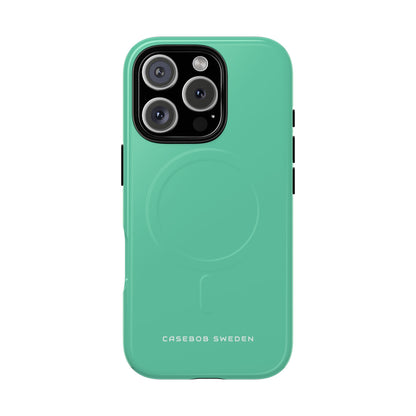 Medium Aquamarine iPhone 16  Tough+ Phone Case