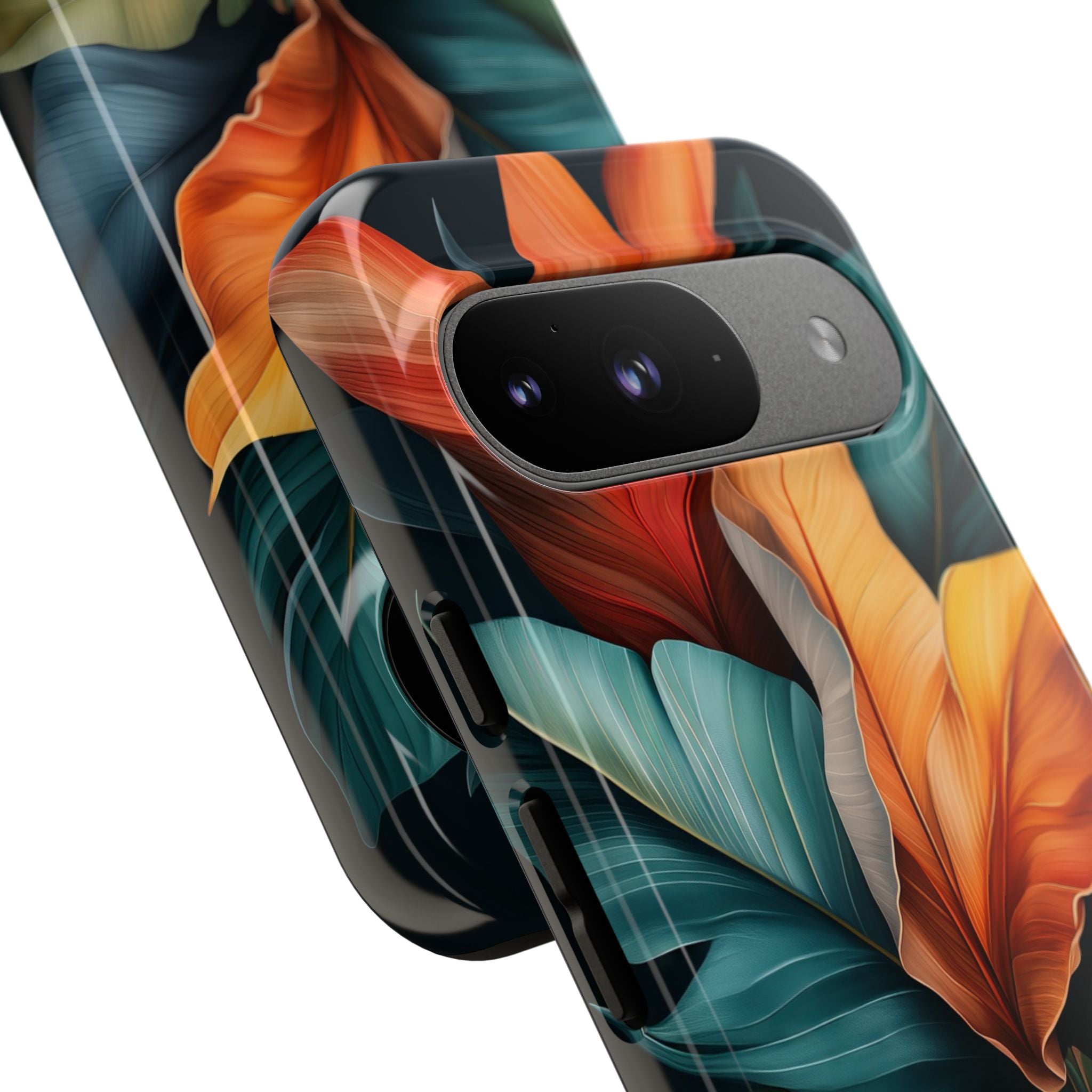 Tropical Leafburst Google Pixel 9 Case - Tough