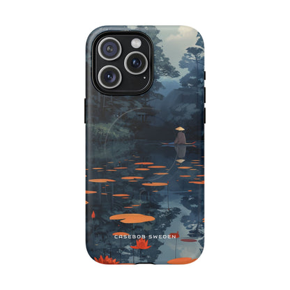 Tranquil Lotus Reflections iPhone 15 | Tough+ Phone Case