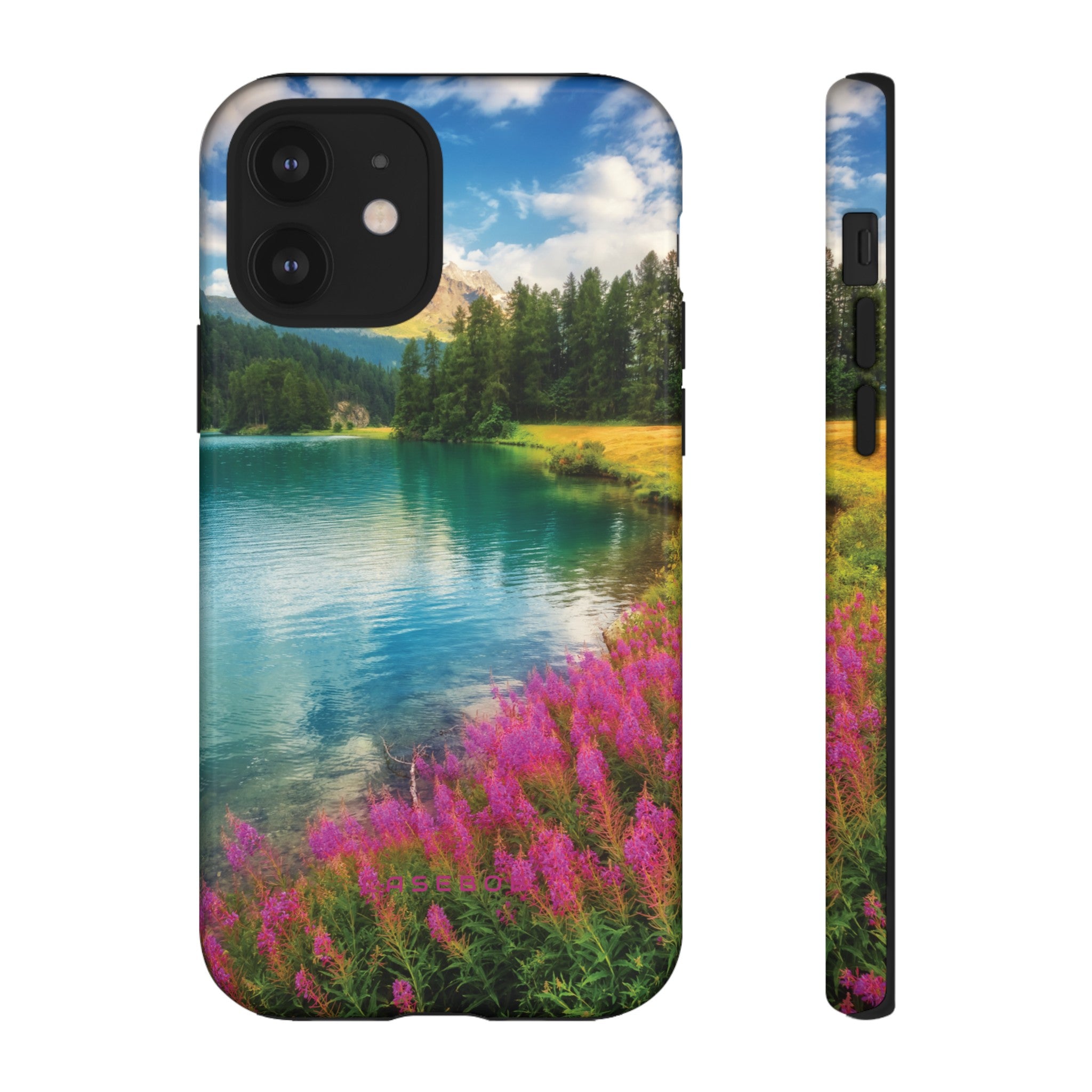 Azure Alpine Lake Phone Case - Protective Phone Case