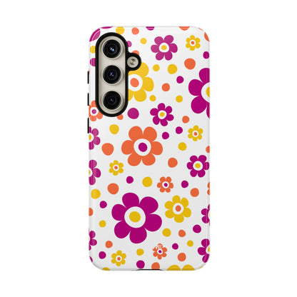 Retro Floral Playfulness - Samsung Case