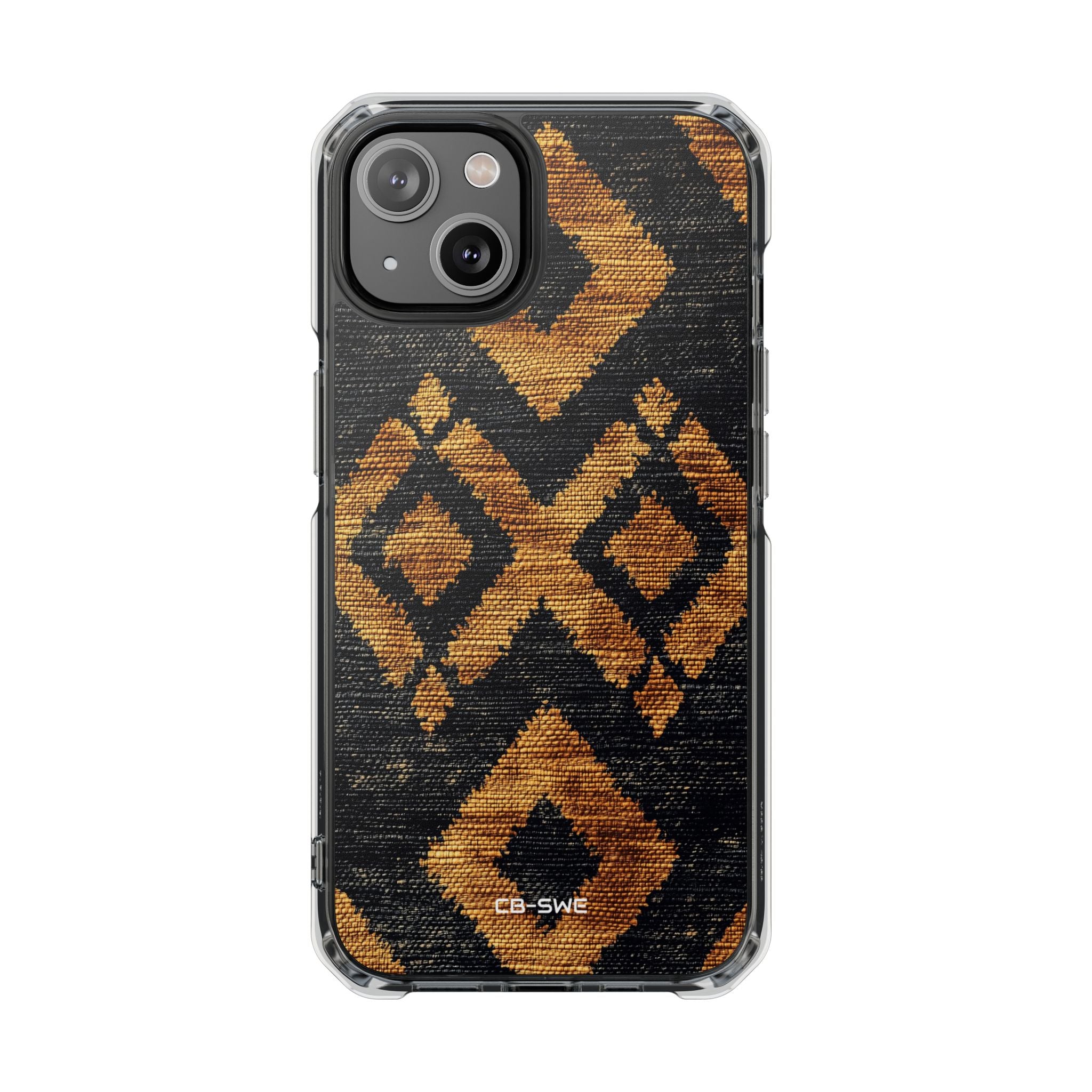 Diamond Shapes Intertwine iPhone Case - Impact