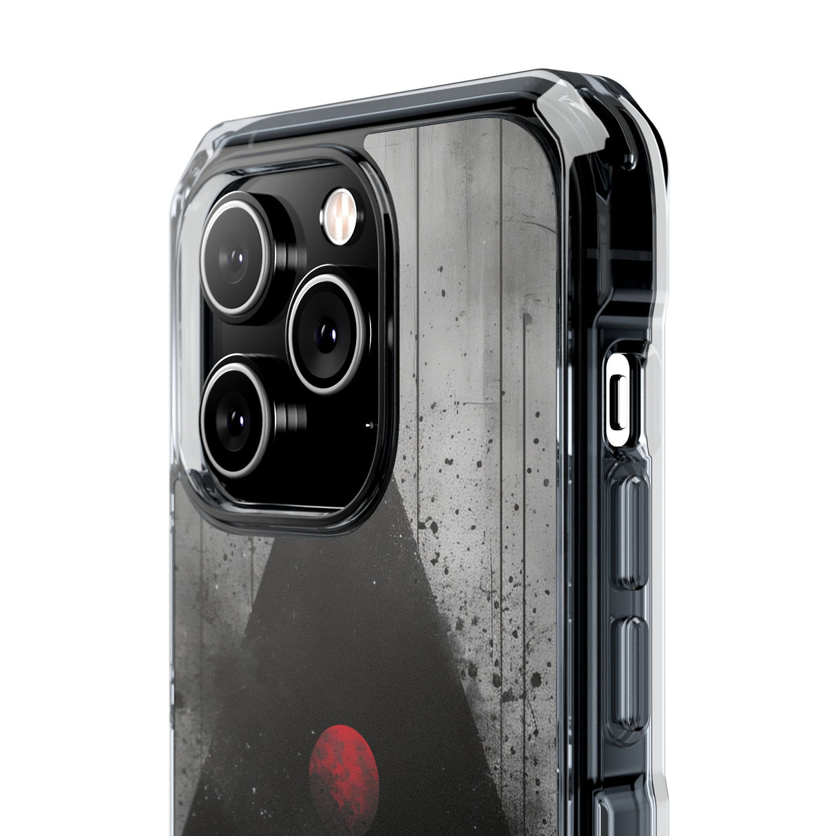 Grunge Geometry - Phone Case for iPhone (Clear Impact - Magnetic)