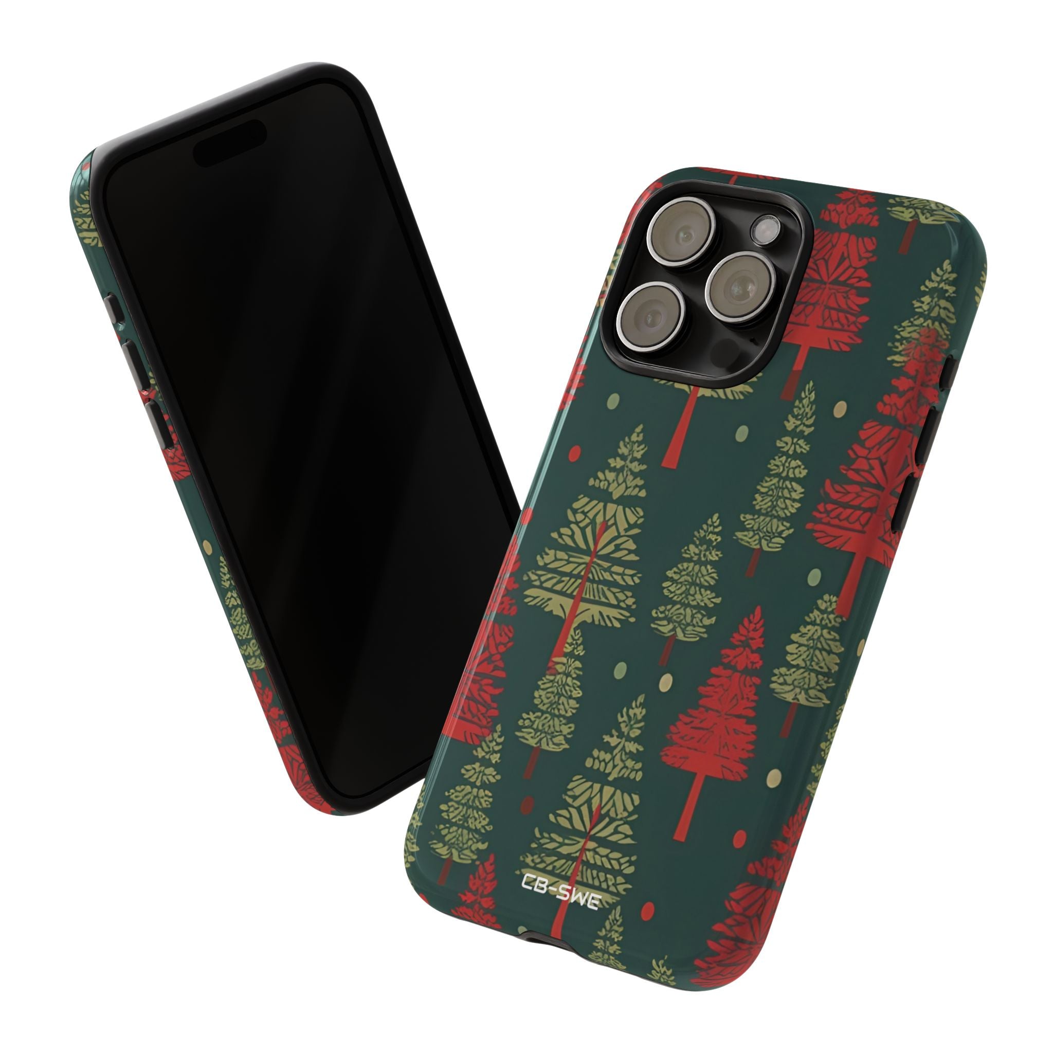 Trees Dance Playfully - iPhone Case