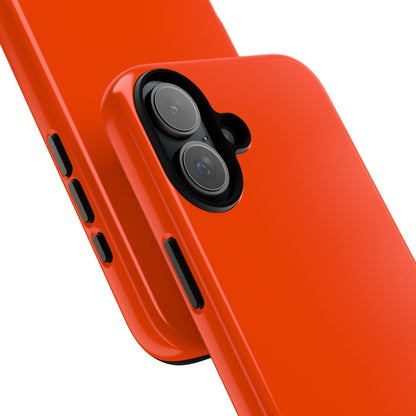 Orange Red iPhone 16 - Tough Phone Case