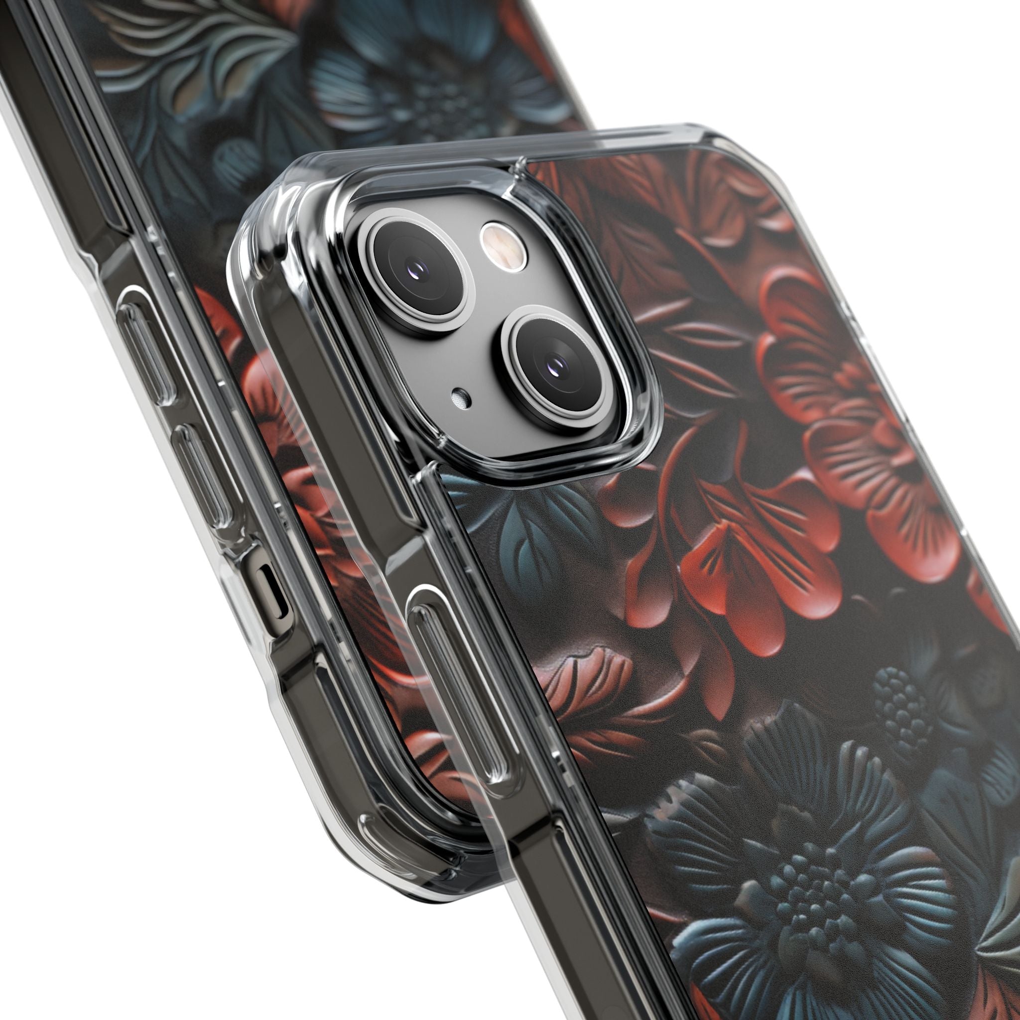 Sculpted Floral Elegance iPhone Case - Impact