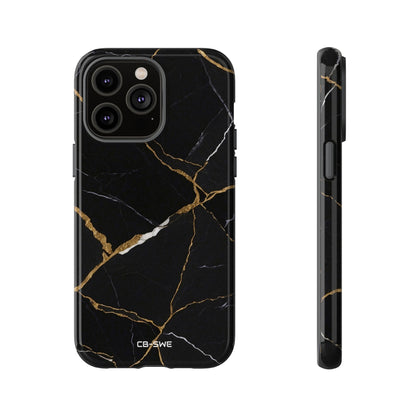 Golden Veins Emerge - iPhone Case