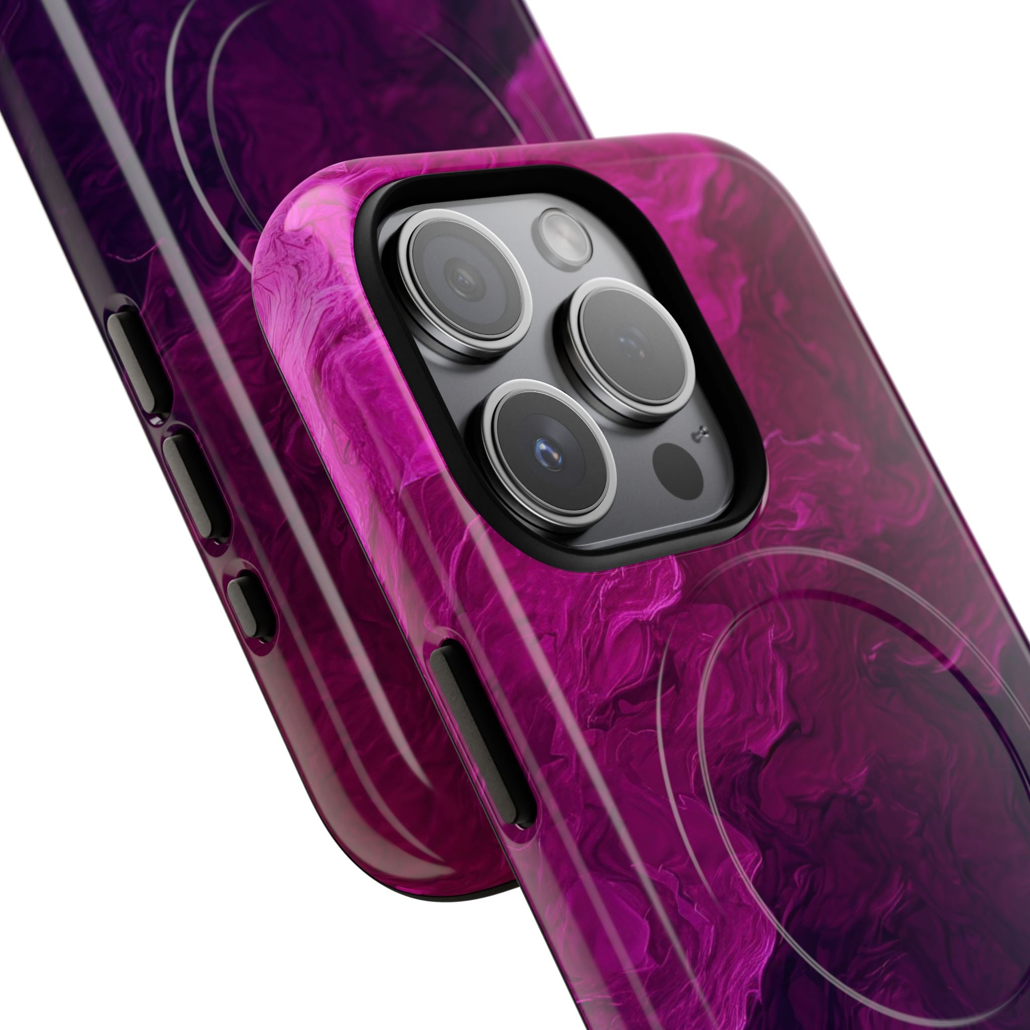 Violet Swirl iPhone 15 Pro Case - Tough+