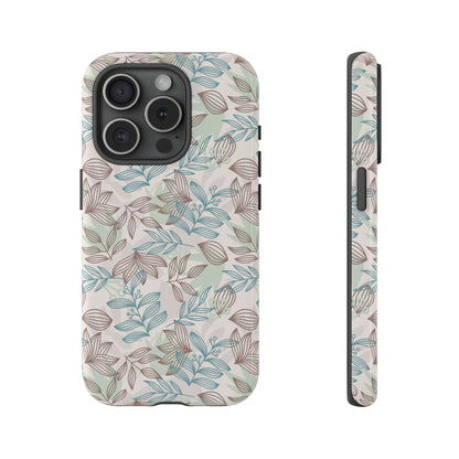 Minty Leaf - Protective Phone Case