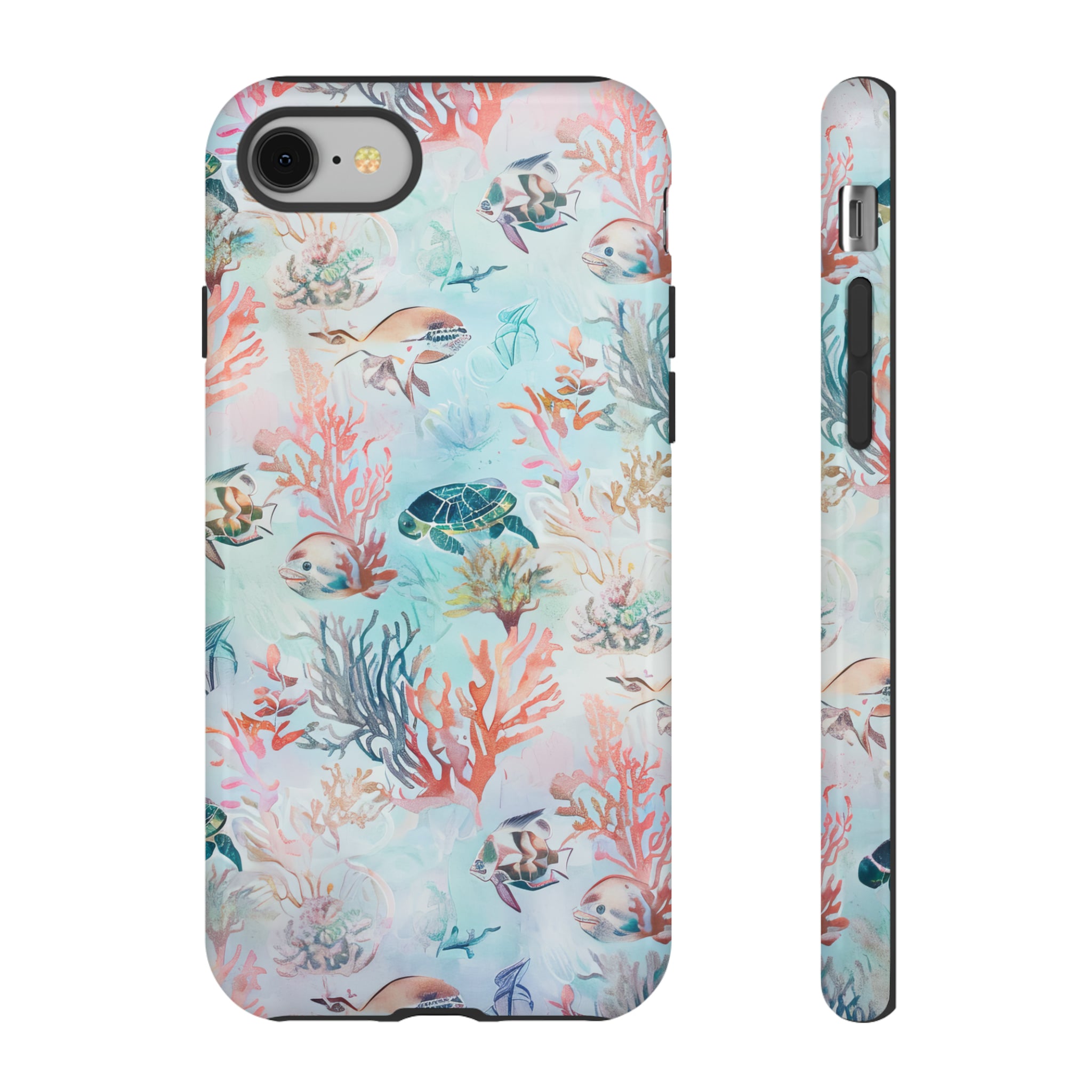 Pastel Underwater Serenade - Protective Phone Case