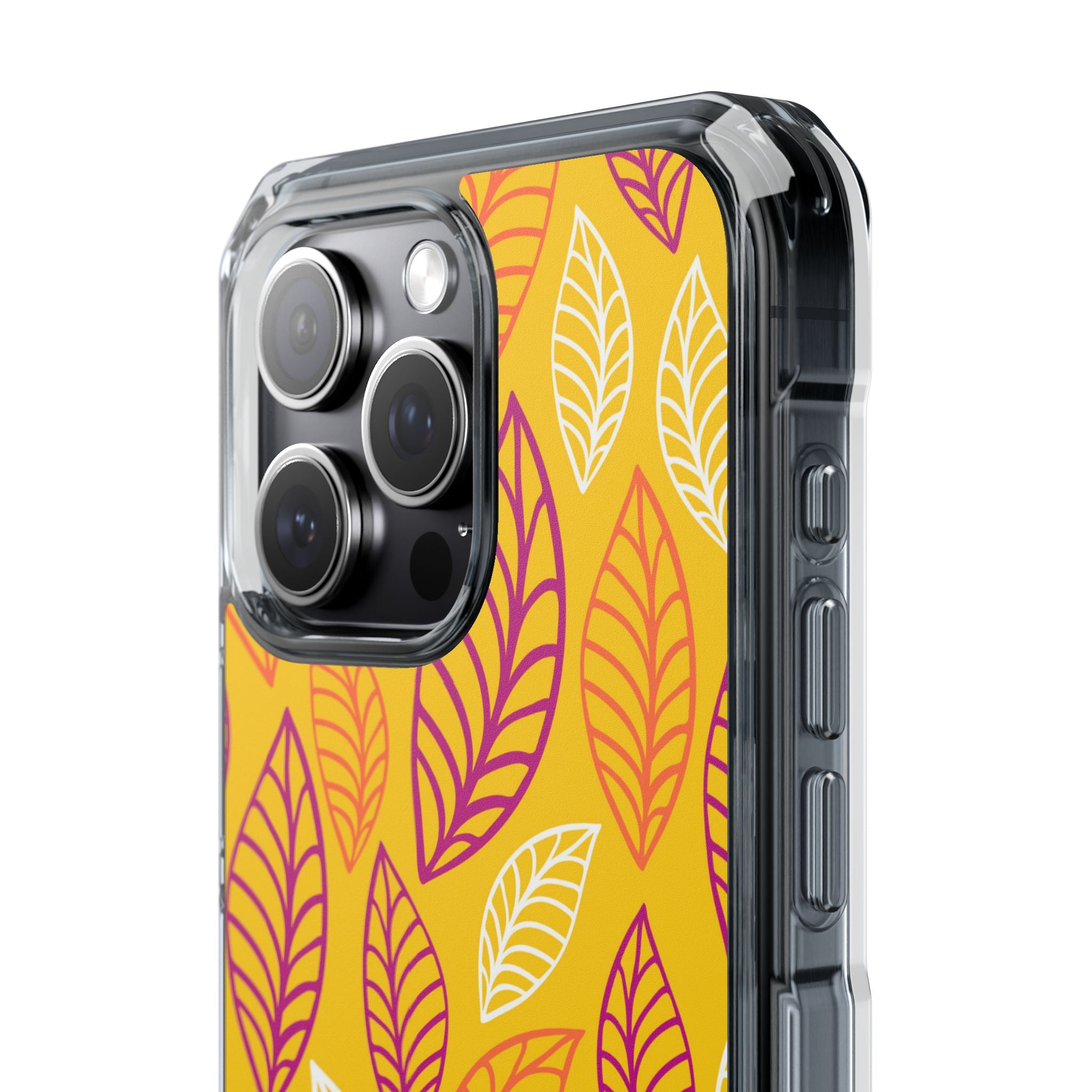 Vibrant Leaf Symphony iPhone Case - Impact