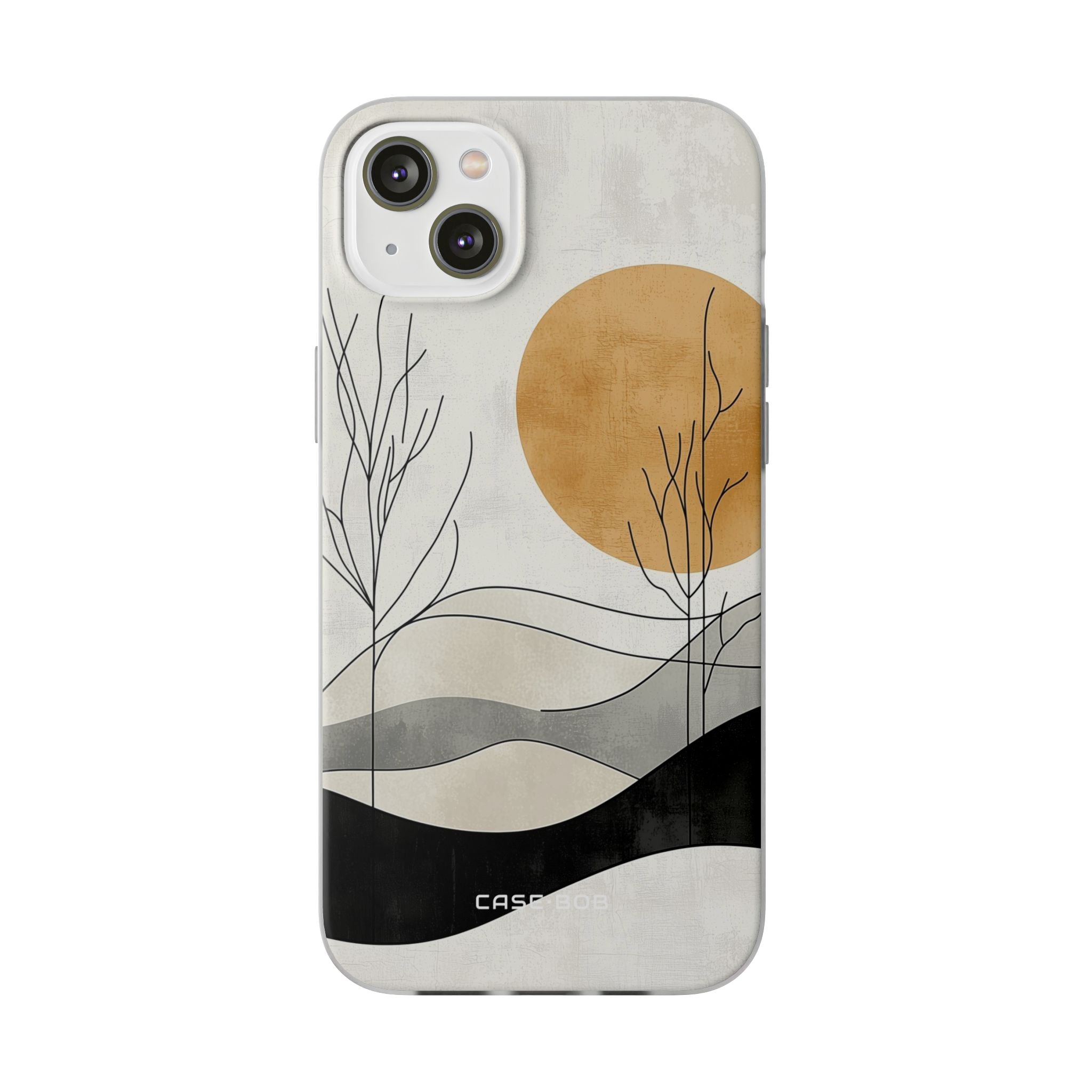 Orange Halo iPhone 14 Plus Case - Soft