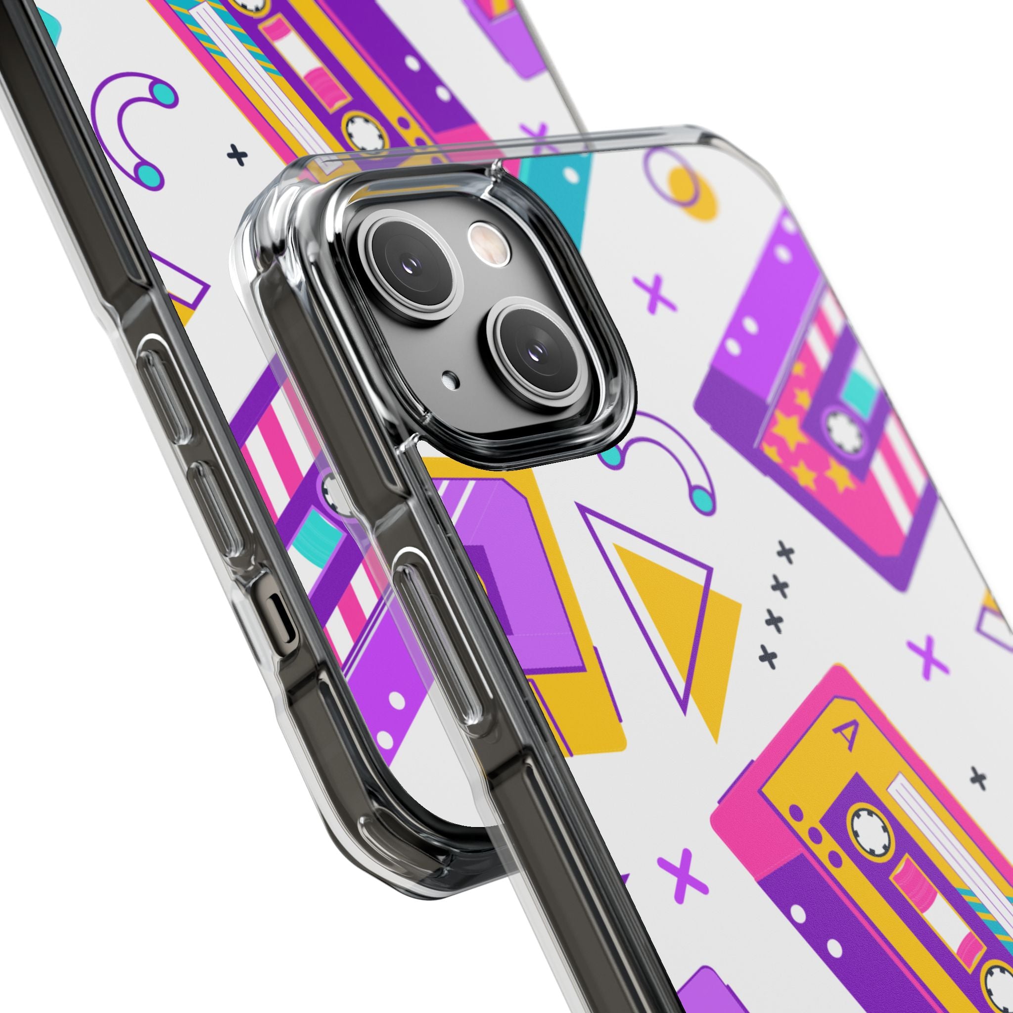 Retro Cassette Chaos iPhone Case - Impact
