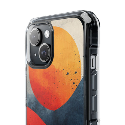 Sunburst Waves - Clear Impact iPhone 15 Phone Case