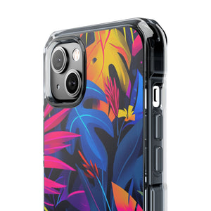 Neon Pantone Pattern | Phone Case for iPhone (Clear Impact Case - Magnetic)