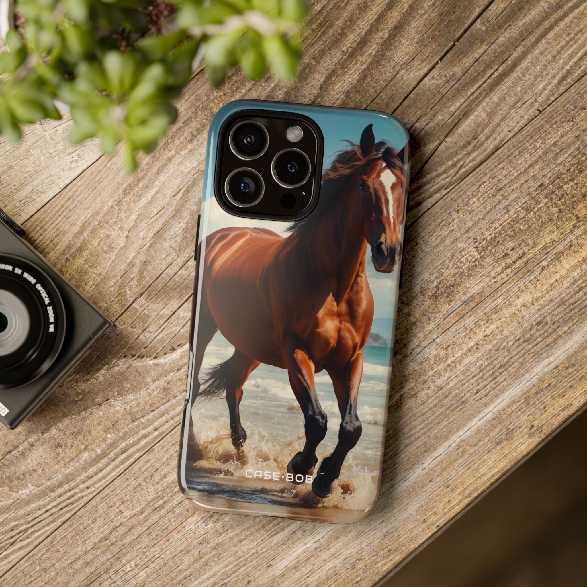 Blazing Horse iPhone 16 Pro Max Case - Tough