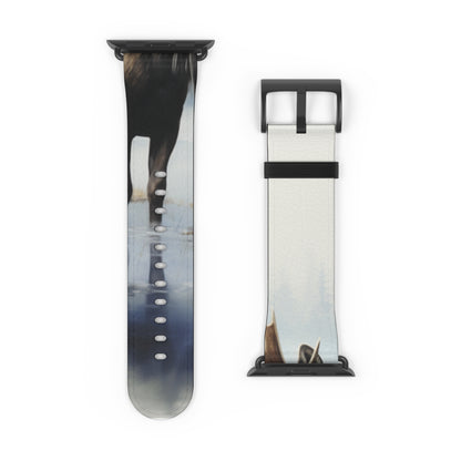 Misty Moose Reflection - Watch Band