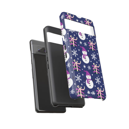 Snowmen Celebrate Joy - Google Pixel Case
