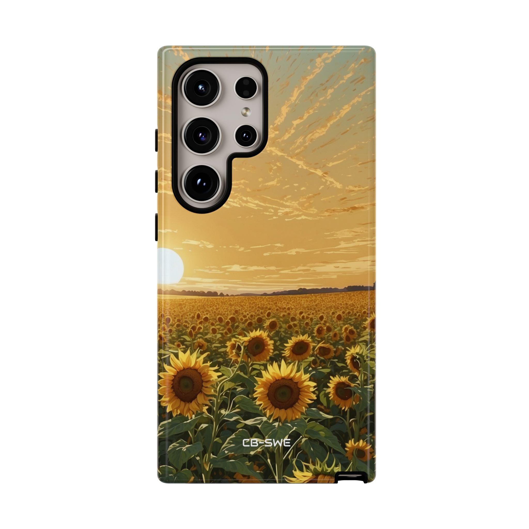 Sunflowers Embrace Sunset - Samsung Case