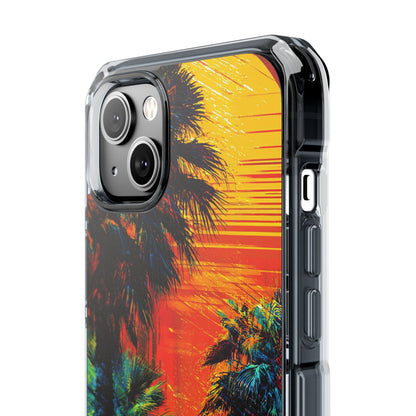 Summer Sunset Palms iPhone Case - Impact