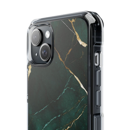 Emerald Veins Flow iPhone Case - Impact