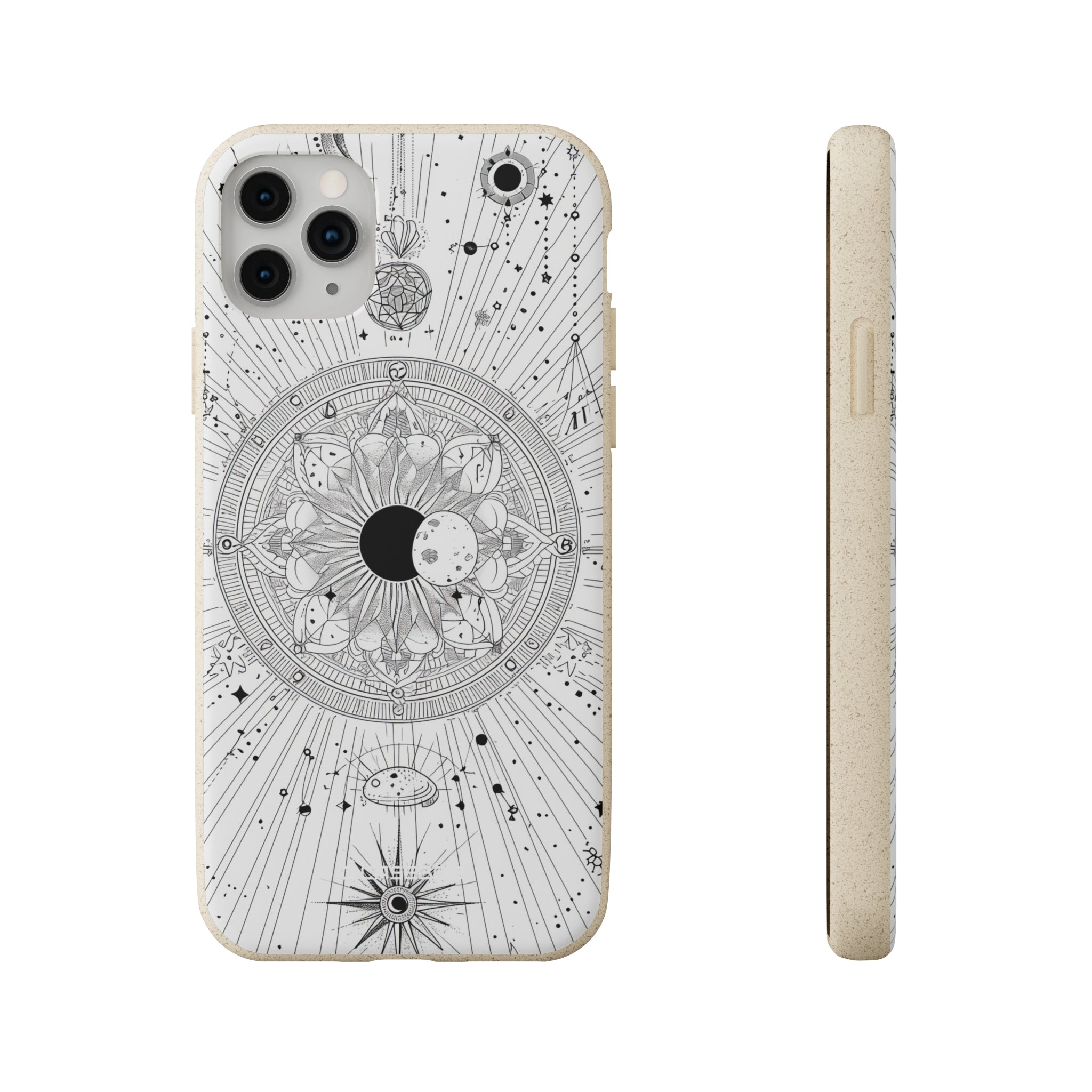 Celestial Mandala Mystique | Biodegradable Phone Case