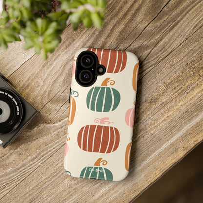 Whimsical Pumpkin Harmony - iPhone Case