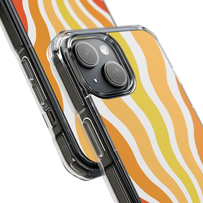 Retro Sunshine Waves iPhone Case - Impact