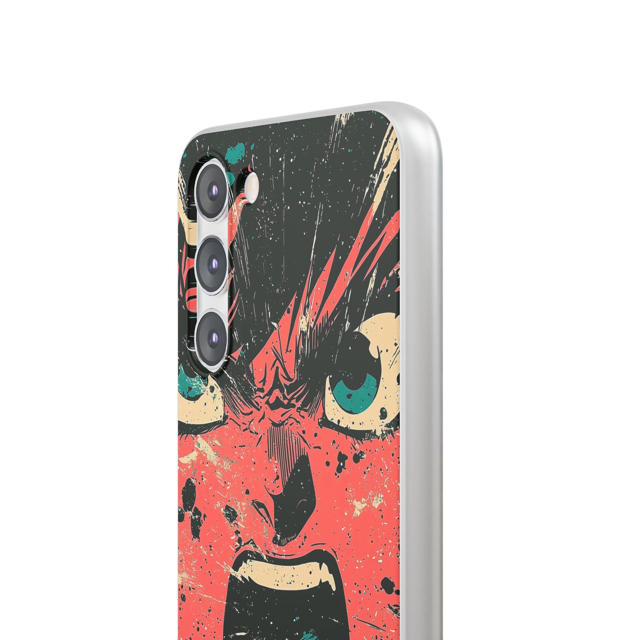 Screaming Face Pink Samsung S23 Plus Case - Soft