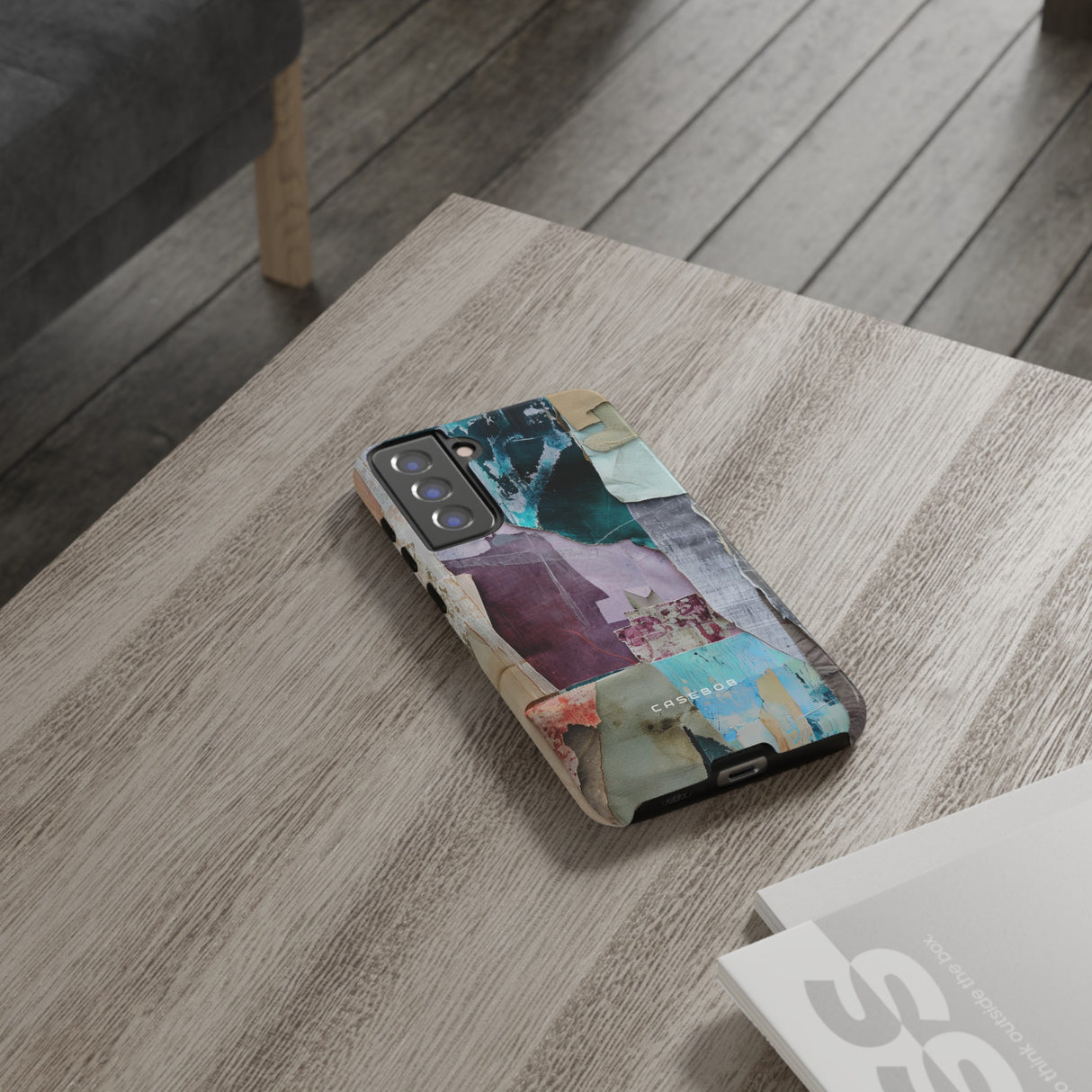 Textured Fabric Fusion - Protective Phone Case