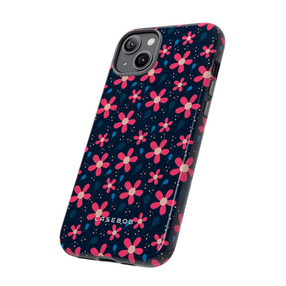 Pink Flower Pattern - Protective Phone Case