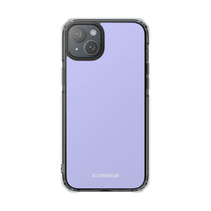 Lavendelblau | Handyhülle für iPhone (Clear Impact Case – magnetisch)