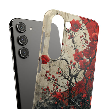 Zen Blossoms in Moonlight Samsung S23 - Slim Phone Case